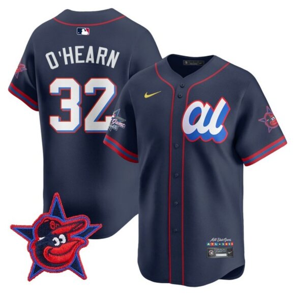 Mens Youths Kids Womens Ryan O'Hearn Navy 2025 All Star Jersey Stitched
